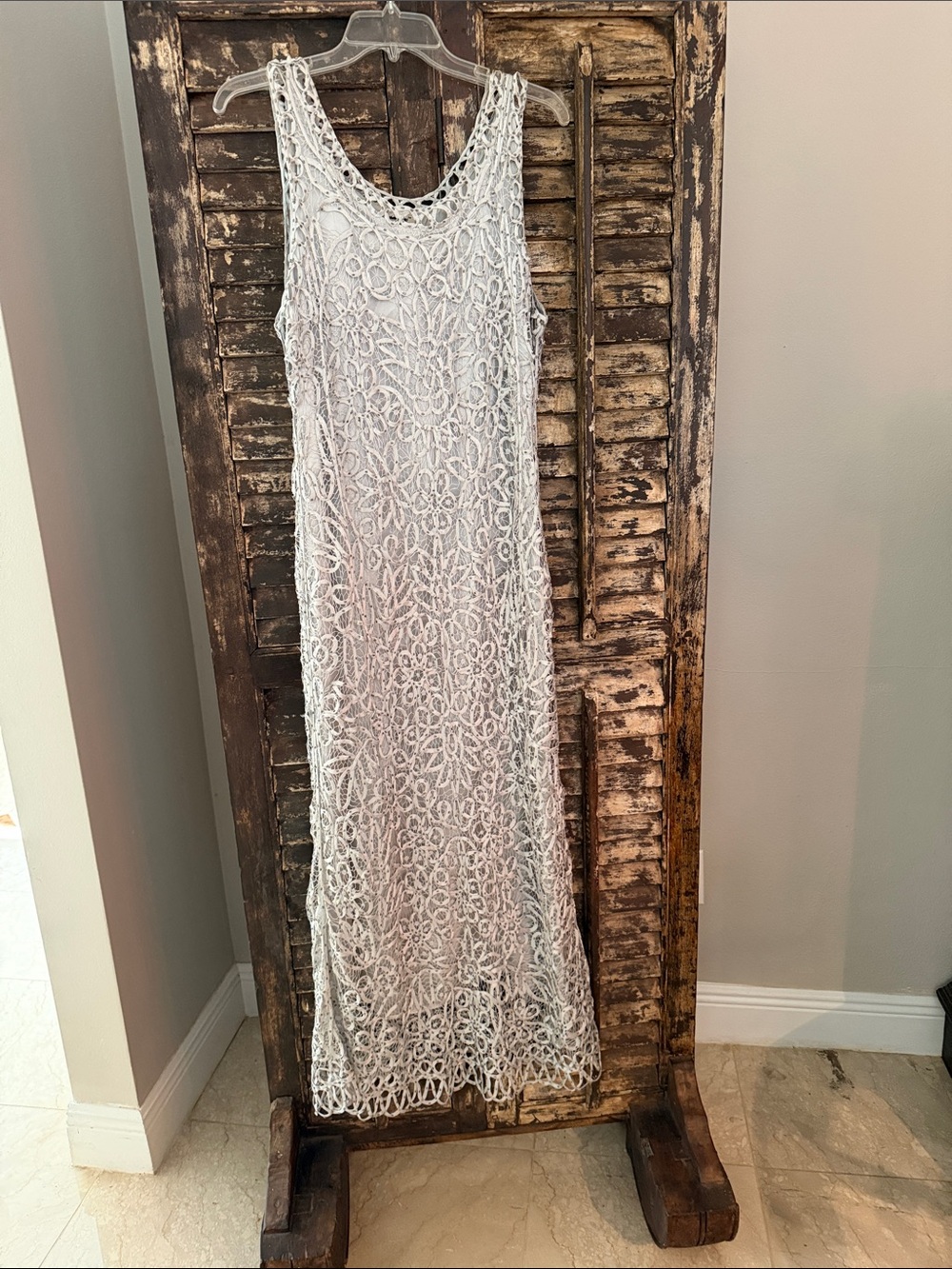 Soulmates White Lace Trim Silk Shell